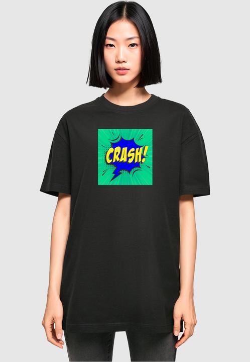 Actual product image Merchcode Ladies CRASH Comic Boyfriend Tee - 118549 (5XL)