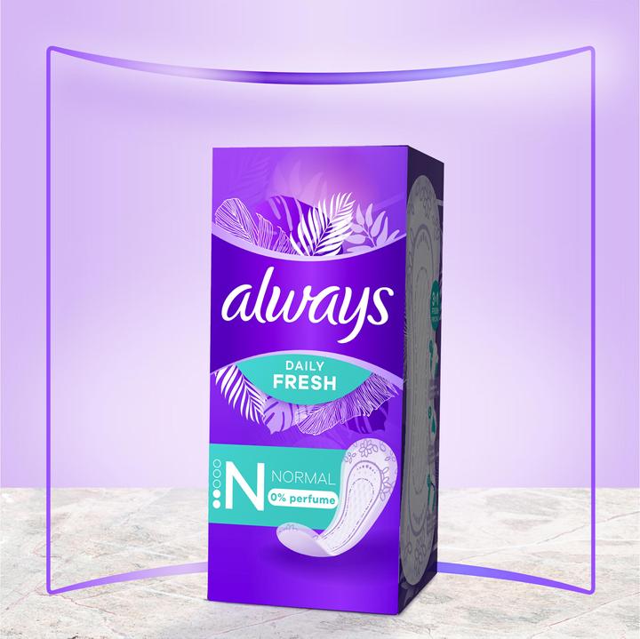 Productafbeelding Always Dagelijks Vers 0 % (56 x, Inlegkruisjes)