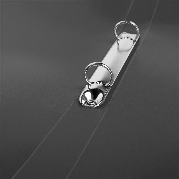 Produktbild Idena Ringbuch A4 PP grau 20mm 2 Ringe (A4, 20 mm, 1 Stück)