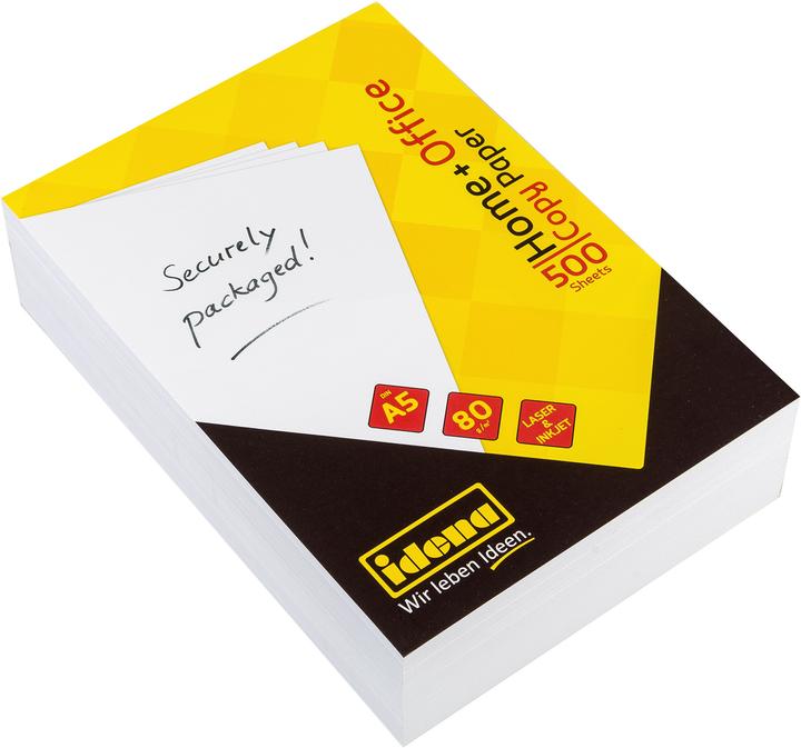 Produktbild Idena Kopierpapier A5 80g weiss 500 Blatt Home (80 g/m², A5)
