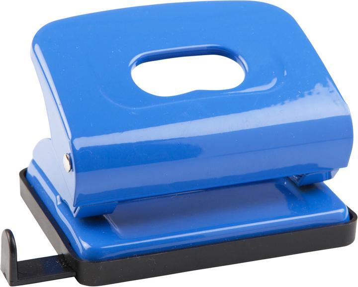 Idena Locher Metall blau bis 16 Blatt