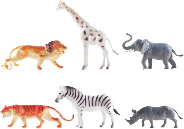 Immagine prodotto Idena Set di figure da gioco Animali dello zoo 15cm 6 pezzi