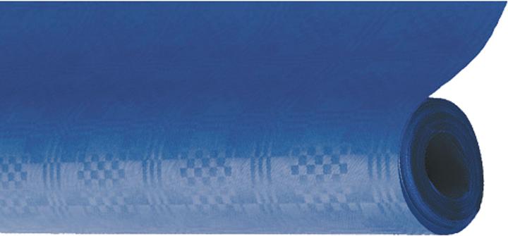 Actual product image Idena Damask Tablecloth 1x10m Roll Dark Blue