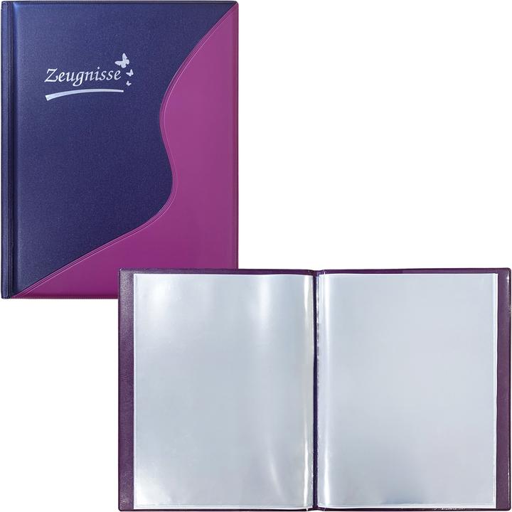 Image du produit Idena Porte-revue A4 12 pochettes violet (A4, 1 x)