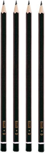 Actual product image Idena Pencil B 4s FSC100% (B, 4 x)