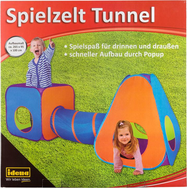 Productafbeelding Idena Speeltent tunnel voor kinderen, 265x95x100cm