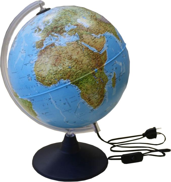 Actual product image Idena Glow globe earth w. 2 map pictures, Ø30cm (30 cm)