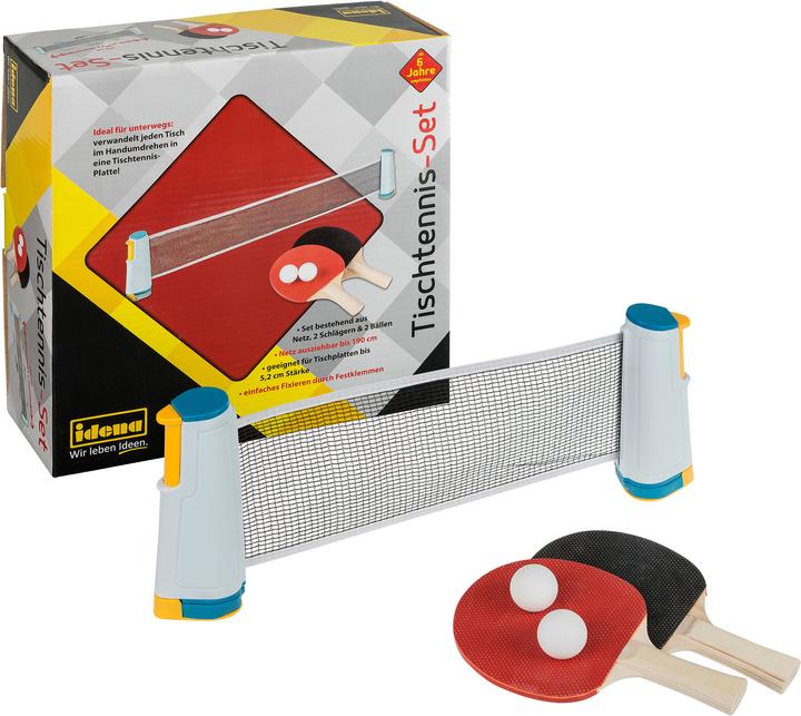 Productafbeelding Idena Tafeltennis Set Net,2 Rackets,2 Ballen