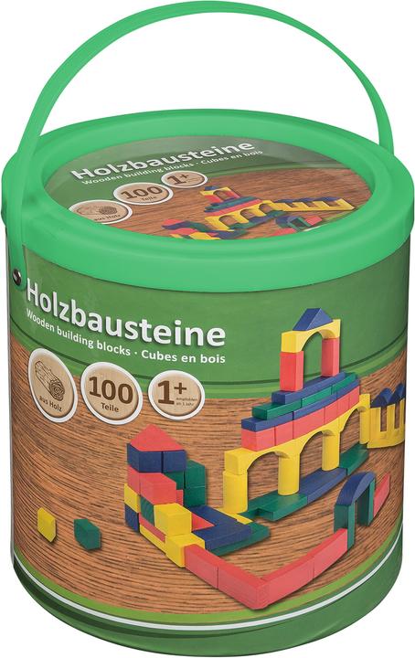 Actual product image Idena Wooden blocks in bucket 100s FSC100%