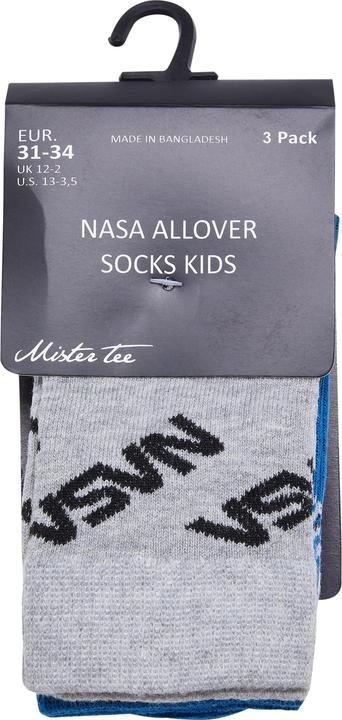 Produktbild Mister Tee NASA Allover Socks Kids 3-Pack - 20765 (3er Pack, 39 - 42)