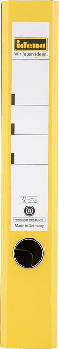 Produktbild Idena Ordner A4 gelb 5cm Wolkenmarmor FSC-Mix (A4, 50 mm, 1 Stück)