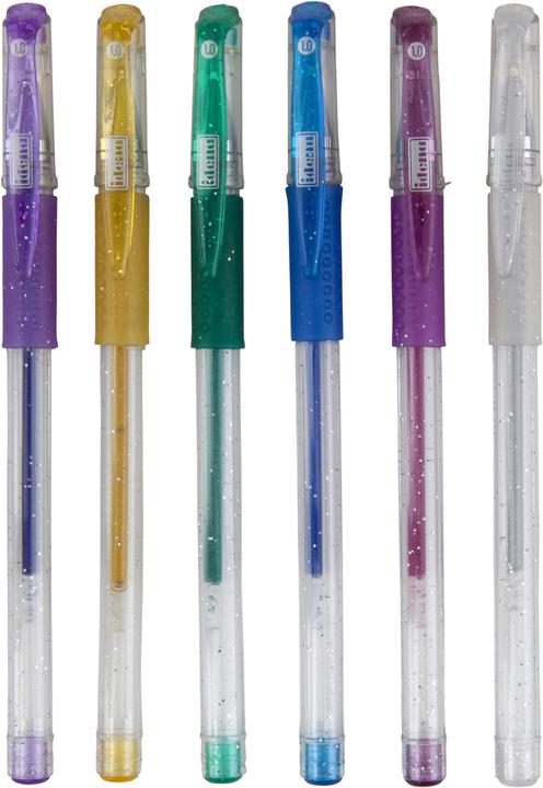 Produktbild Idena Glitter Gel Pen 6er (Mehrfarbig, 6 x)