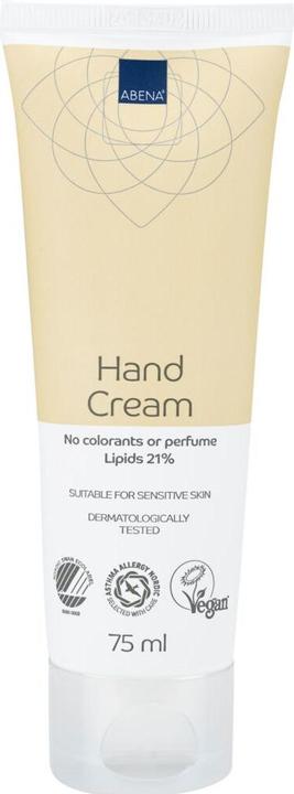 Abena Handcreme, 21% Fettgehalt, Unparfümiert, 75 ml (75 ml)