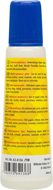 Actual product image Idena Multipurpose glue 100g bottle (100 g)