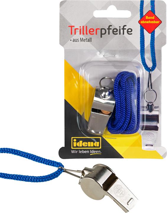 Actual product image Idena Metal whistle