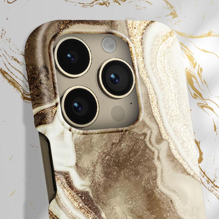 Productafbeelding iDeal Of Sweden Ontwerper overtrek Golden Sand Marble (Apple iPhone 14 Pro)
