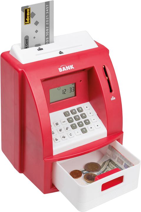 Produktbild Idena Geldautomat rot digitale Spardose Sound