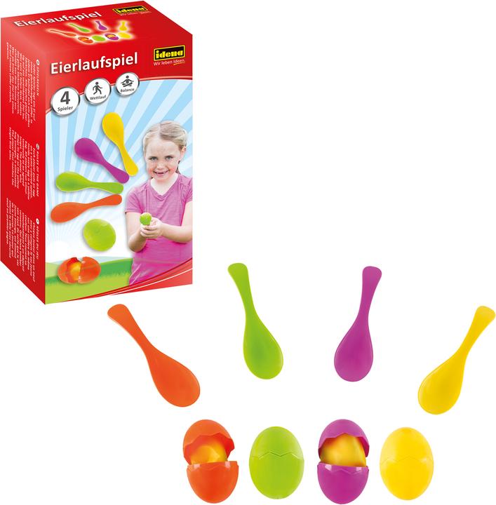 Immagine prodotto Idena Gioco della corsa delle uova con i sacchi di sabbia a forma di tuorlo d'uovo