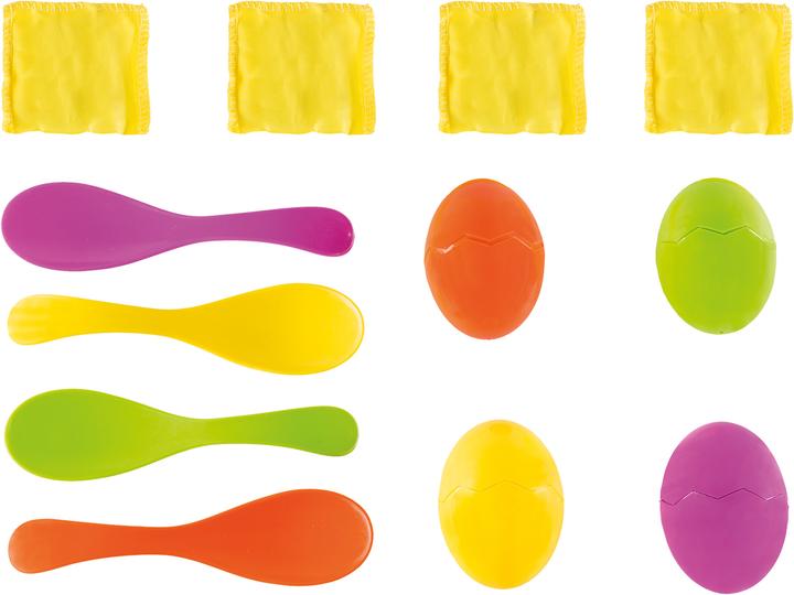 Immagine prodotto Idena Gioco della corsa delle uova con i sacchi di sabbia a forma di tuorlo d'uovo