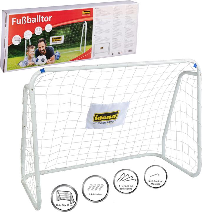 Actual product image Idena Football Goal Metal approx. 124x96cm