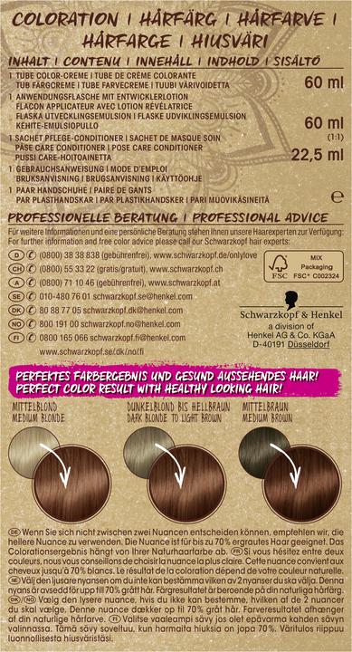 Actual product image Schwarzkopf Only Love Colouration (Brown)