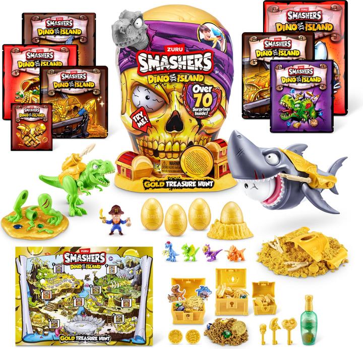 Actual product image Zuru Dino Island Gold Treasure Hunt