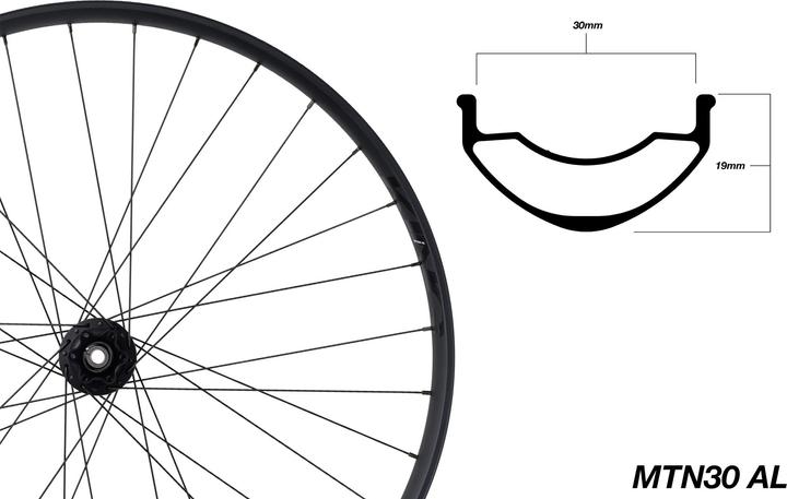 Image du produit Chris King MTN30 AL Disc 6-Loch BOOST Tubeless Ready Laufradsatz, 29", Edelstahl-Lager, 32 L., 110x1 (Jeu de roues, 29")