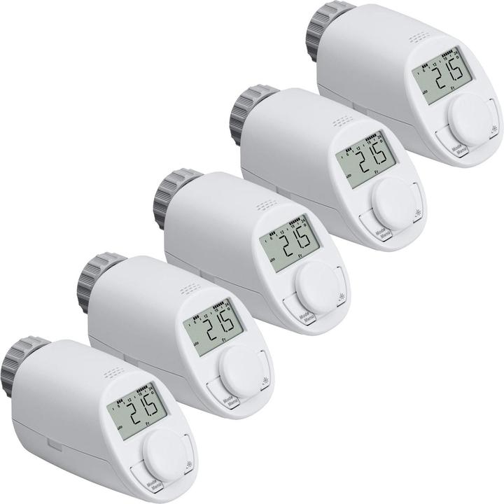 Image du produit Eqiva Lot de 5 thermostats de radiateur, modèle N