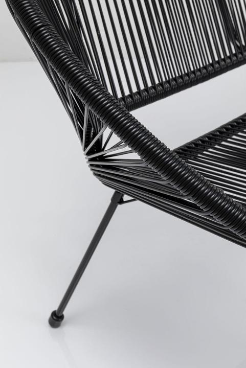 Actual product image Kare Design Bench Acapulco Black (121 cm)