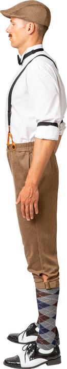 Image du produit Orlob Kit années 20:Pantalon à genoux, Bretelles, Manches et Casquette (50, 52)