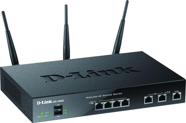 Actual product image D-Link DSR-1000AC: WLAN-N Business Router