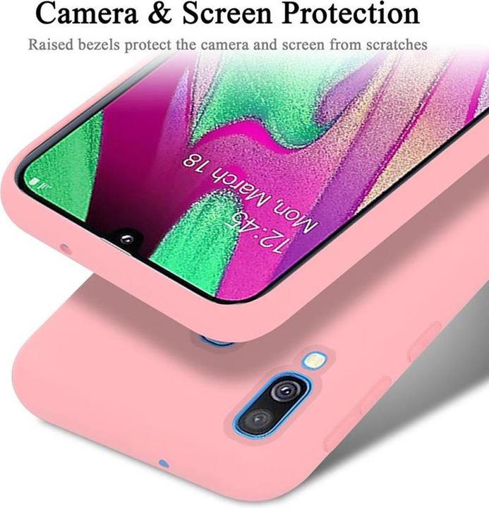 Actual product image Cadorabo TPU Liquid Silicone Case Cover (Samsung Galaxy A40)
