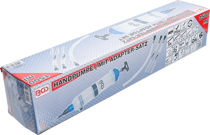 Immagine prodotto BGS Pompa a mano | 1500 ml | con set di adattatori