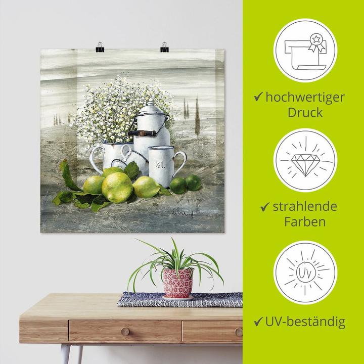 Produktbild Artland Stillleben mit Milchkanne Q5JY (70 x 70 cm)