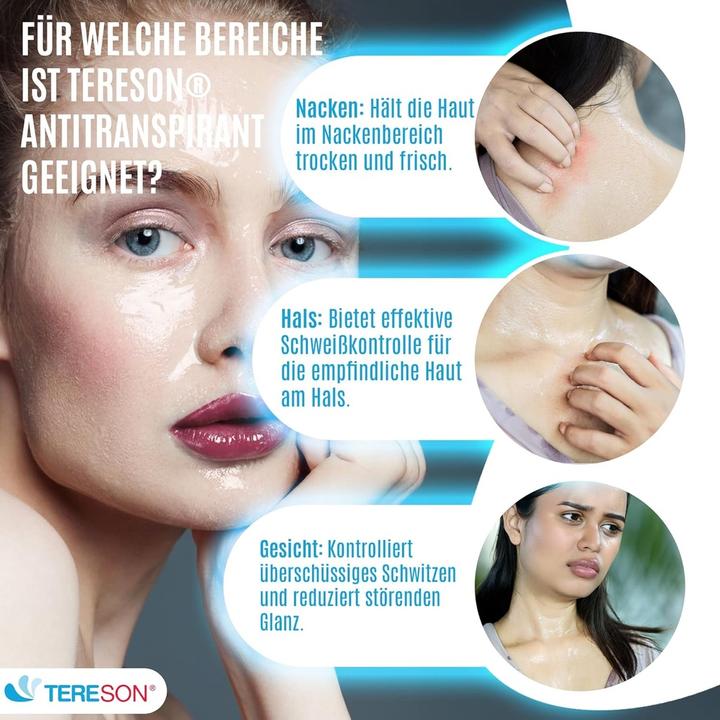 Actual product image Tereson Antiperspirant gel, for facial sweating, 50 ml (Spray, 50 ml)