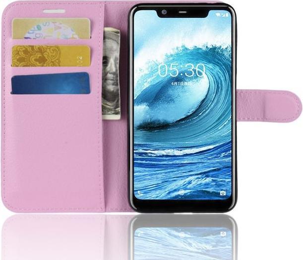 Productafbeelding MU Classic Litchi Leren Boekomslag Serie (Nokia 5.1 Plus)