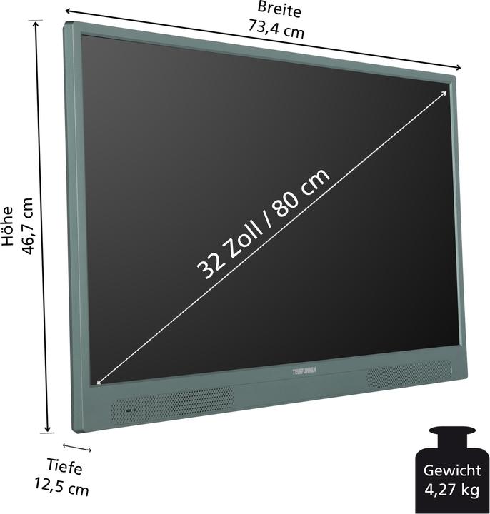 Produktbild Telefunken PL32GI (32", LED, HD, 2024)
