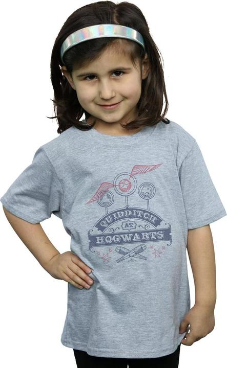 Immagine prodotto Quidditch At Hogwarts Maglietta Ragazze (152, 158)