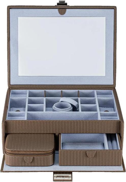 Produktbild Windrose 803954.02 - Schmuckkoffer L mit Einsatz Corbello mocca