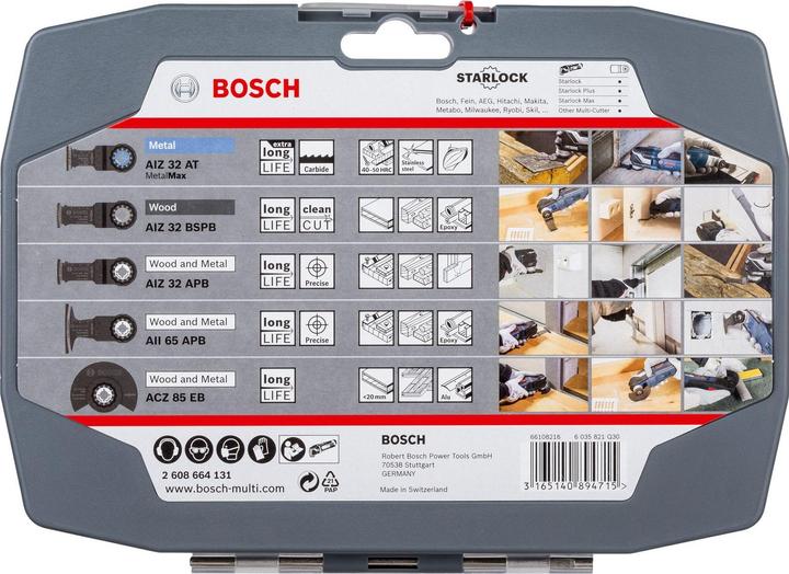 Produktbild Bosch Professional Zubehör Sägeblattsatz für Multifunktionsmaschine
