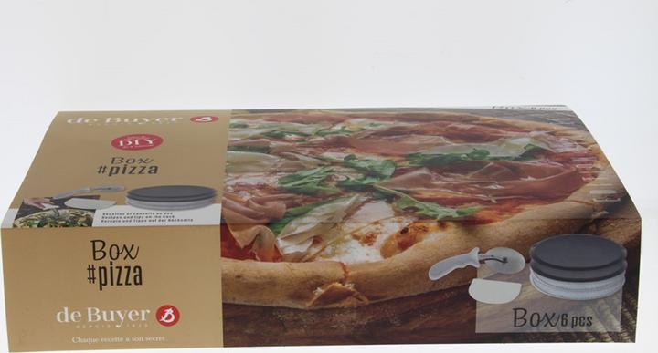 Produktbild de Buyer 6er Set #PIZZA: Backroste+Pizzarad+Teighorn
