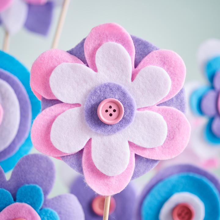 Produktbild VBS Holzknöpfe "Pastellmix"