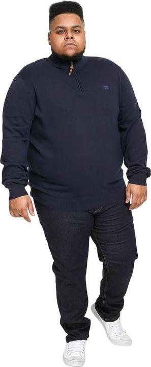 Produktbild DUKE D555 Giuseppe 2 Sweatshirt mit kurzem Reissverschluss (4XL)