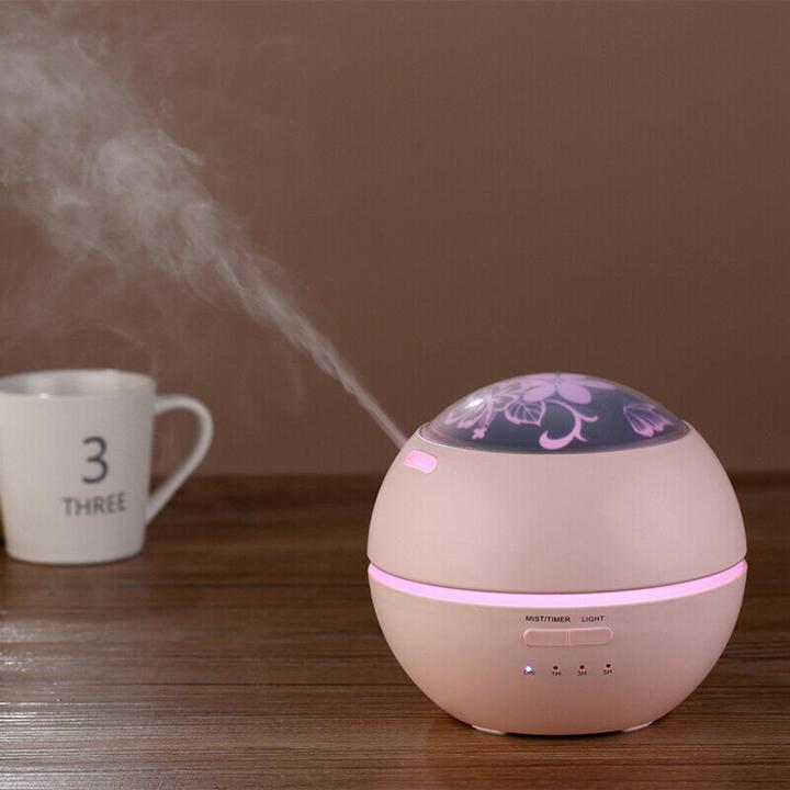 Actual product image JTI Humidifier and night light - Pink
