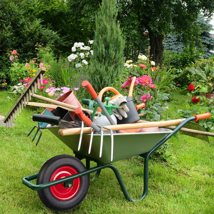 Actual product image Relaxdays Wheelbarrow Wheel 4.80 4., Solid Rubber