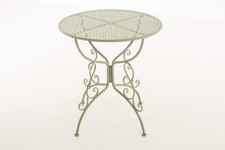 Produktbild Swisshandel24 Tisch Amanda, antik-grün (70 cm)