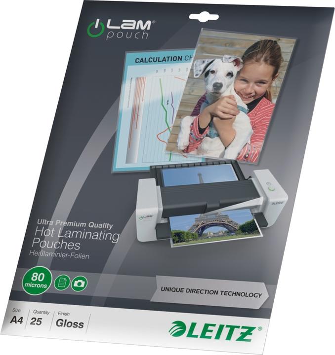 Actual product image Leitz Laminating foil (A4, 25 Piece, 80 µm)