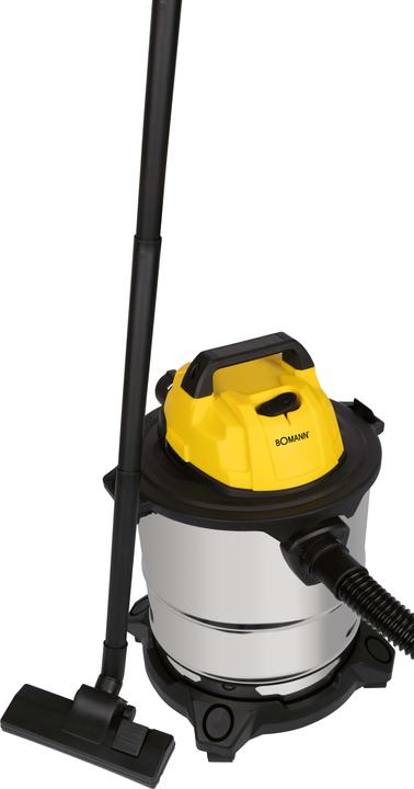 Produktbild Bomann Boma Nass/Tro­ckensau­ger BS6058CB sr/ye BS 6058 CB inox-gelb (Nass-Trockensauger)