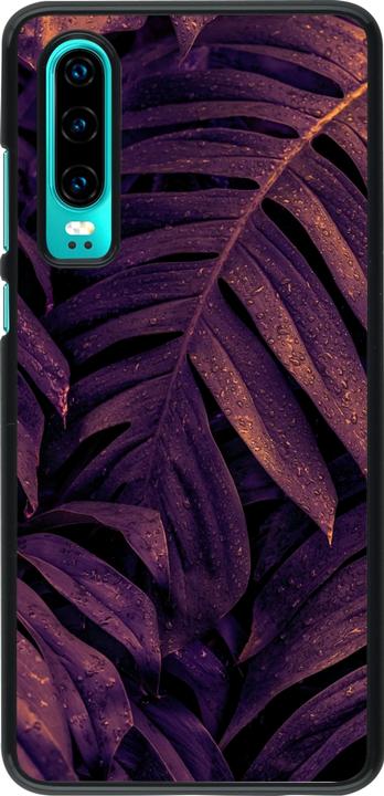 Produktbild PhoneLook Hülle Purple Light Leaves (Huawei P30)