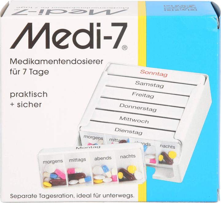 Produktbild Medi-7 Medikamentendosierer für 7 Tage
